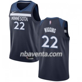 Camiseta Hombre Minnesota Timberwolves Andrew Wiggins 22 Nike 2017-18 Navy Swingman